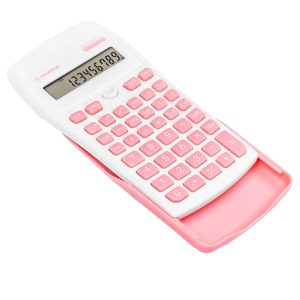 Calcolatrice scientifica OS 134/10 BeColor - bianco - tasti rosa - Osama - immagine 1