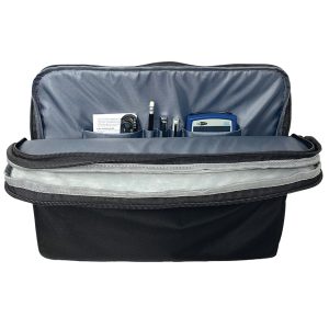 Borsa sleeve Kosmo - 3 scomparti - 41 x 31 x 5 cm - tessuto - nero - City Time - immagine 3