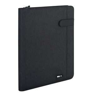 Portablocco Flap - tessuto - nero - A4 - City Time - immagine 1