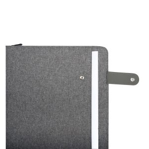 Portablocco Flap - tessuto - grigio - A4 - City Time - immagine 2