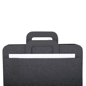 Portablocco Flap - con manici - tessuto - nero - A4 - City Time - immagine 3