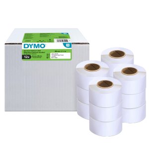 Rotolo etichette per Indirizzi Standard - 28 x 89 mm - bianco - Dymo - value pack 12 pezzi - immagine 1