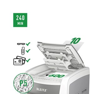 Distruggidocumenti Office Pro Autofeed 600 P5 - automatico - Leitz IQ - immagine 3