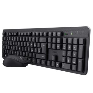 Set tastiera + mouse wireless ultrasilenzioso TKM-360 - Trust - immagine 1