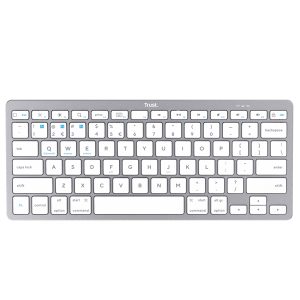 Tastiera wireless bluetooth - argento -Trust - immagine 1