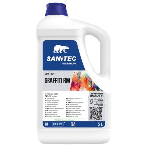 Solvente pulitore Graffiti RM - per graffitti, inchiostri e vernici - 5 L - Sanitec - immagine 1