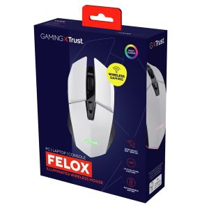Mouse gaming illuminato wireless GXT 110 Felox - nero - Trust - immagine 4