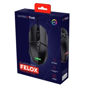 Mouse Gaming illuminato GXT 109 FRLOX - nero - Trust - immagine 5
