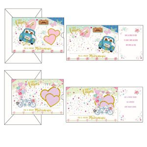 Biglietto auguri Matrimonio - 4 soggetti assortiti - Kartos - immagine 1