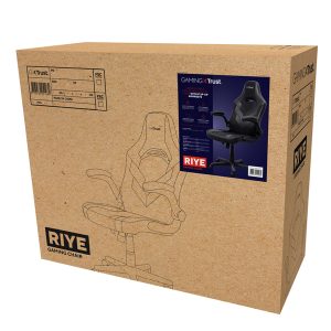 Sedia gaming GX703 RYE - nero - Trust - immagine 5