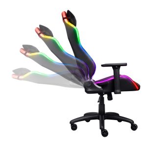 Sedia gaming GXT719 RUYA RGB - nero - Trust - immagine 3