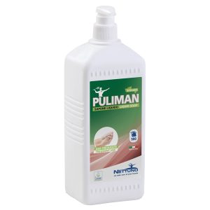 Sapone liquido Puliman Ecolabel - con dosatore - 1 L - Nettuno - immagine 1