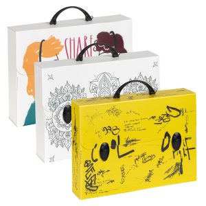Valigetta polionda Smart - 27 x 37,5 cm - dorso 8 cm - fantasie assortite - Favorit - immagine 1