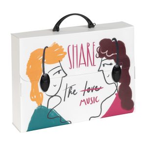 Valigetta polionda Smart - 27 x 37,5 cm - dorso 8 cm - fantasie assortite - Favorit - immagine 4