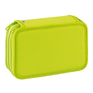 Astuccio 3 Zip Neon & Pastel - 13 x 20 x 7,5 cm - colori assortiti - Favorit - immagine 3