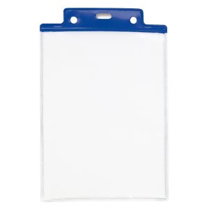 Portanome Pass 6S-P - 10 x 15 cm (A6) - PVC - blu - Sei Rota - conf. 50 pezzi - immagine 1