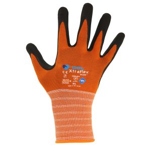 Guanti mechanical Safety Palmpro Xtraflex Prime 213 -  taglia M - arancione/nero - Icoguanti - immagine 2