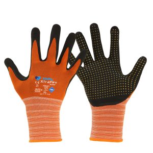 Guanti mechanical Safety Palmpro Xtraflex Prime 213 -  taglia L - arancione/nero - Icoguanti - immagine 1