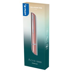Penna a sfera scatto Acro 1000 - punta 1.0 mm - fusto rosa - Pilot - immagine 2