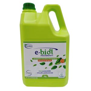 Detergente pavimenti Ebiol - tanica 5 kg - agrumi - Livrex - immagine 1
