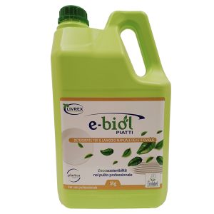 Detersivo piatti Ebiol - tanica 5 kg - inodore - Livrex - immagine 1
