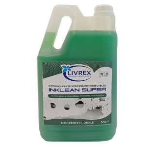 Detergente sgrassatore Inklean Super - menta - 5kg - Livrex - immagine 1