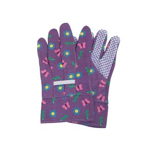 Guanti da giardino bambino - con palmo puntinato - taglia S - PVC - fantasie assortite - Verdemax - immagine 2
