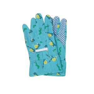 Guanti da giardino bambino - con palmo puntinato - taglia S - PVC - fantasie assortite - Verdemax - immagine 4