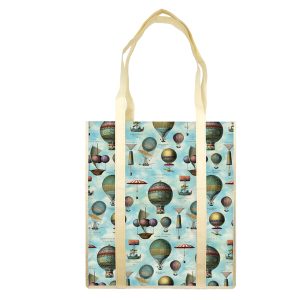 Shopper con manici - fantasia Air Ballons - 35 x 40 x 8 cm - carta lavabile 100 gr - Kartos - immagine 1
