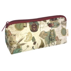 Astuccio c/zip Alice - 19,5 x 8 x 6 cm - carta lavabile 100 gr - Kartos - immagine 1