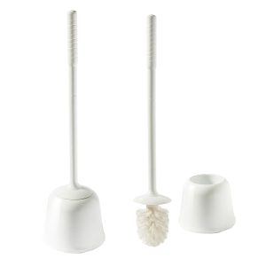 Portascopino Oronzo - con manico extralungo 54 cm - bianco - Perfetto - immagine 1
