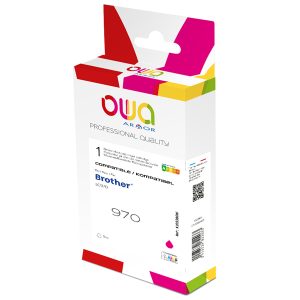 Armor - Cartuccia ink Compatibile  per Brother - Magenta - LC970/1000M - 10 ml - immagine 1