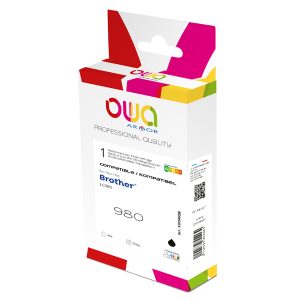 Armor - Cartuccia Compatibile per Brother LC980 - Nero - 650 pag - immagine 1
