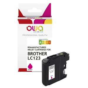 Armor - Cartuccia ink Compatibile  per Brother LC123 - Magenta - K20536OW -10,5ml - immagine 1