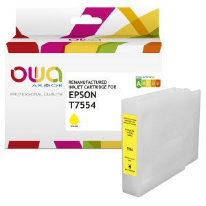 Armor - Cartuccia Compatibile per Epson T7554 - Giallo - C13T755440 - immagine 1