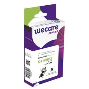 Armor - Nastro Compatibile per DYMO D1 - (9mmx7mt) Bianco/Nero - immagine 1