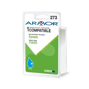Armor - Cartuccia ink Compatibile  per Epson - Ciano - T080240 - 9,5ml - immagine 1