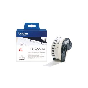Brother - Rotolo etichetta continua - Nero/Bianco - 12mm x 30,48mt - DK22214 - immagine 2