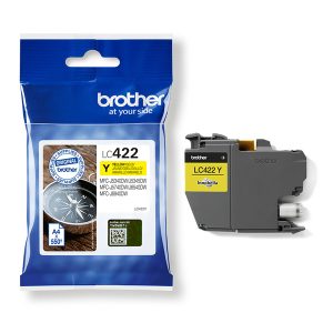 Brother - Cartuccia - Giallo - LC422Y - 550 pag - immagine 1