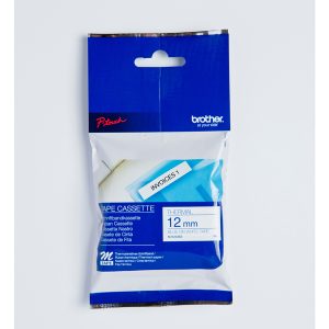 Brother - Nastro - Blu/Bianco - MK233 - 12mm x 8mt - immagine 1