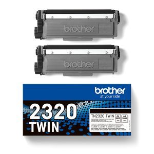 Brother - Bundle di 2 Toner - Nero - TN2320TWIN - 2.600 pag - immagine 1