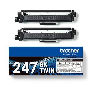 Brother - Bundle di 2 Toner - Nero - TN247BKTWIN - 3.000 pag - immagine 1
