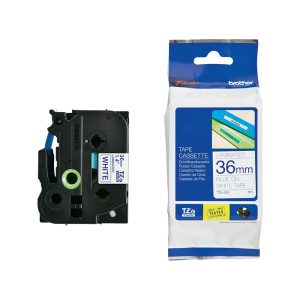 Brother - Nastro - Blu/Bianco - TZE263 - 36mm x 8mt - immagine 1