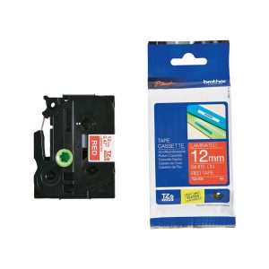 Brother - Nastro -  Bianco/Rosso - TZE435 - 12mm x 8mt - immagine 1