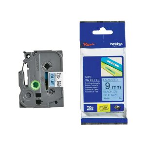 Brother - Nastro -  Nero/Blu - TZE521 - 9mm x 8mt - immagine 1