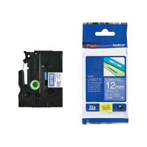 Brother - Nastro -  Bianco/Blu - TZE535 - 12mm x 8mt - immagine 1