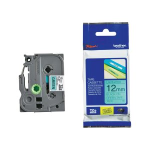 Brother - Nastro -  Nero/Verde - TZE731 - 12mm x 8mt - immagine 1