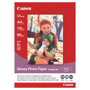 Canon - Carta lucida fotografica GP-501 - A4 - 100 Fogli - 0775B001 - immagine 1