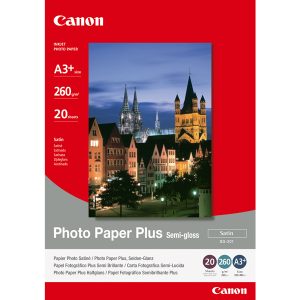 Canon - Carta fotografica Plus Semi-Gloss SG-201 - A3+ - 20 Fogli - 1686B032 - immagine 1