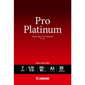 Canon - Carta fotografica Pro Platinum PT-101 - A3 - 20 Fogli - 2768B017 - immagine 1